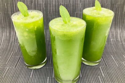 LIMONADA (lemon soda with fresh mint)